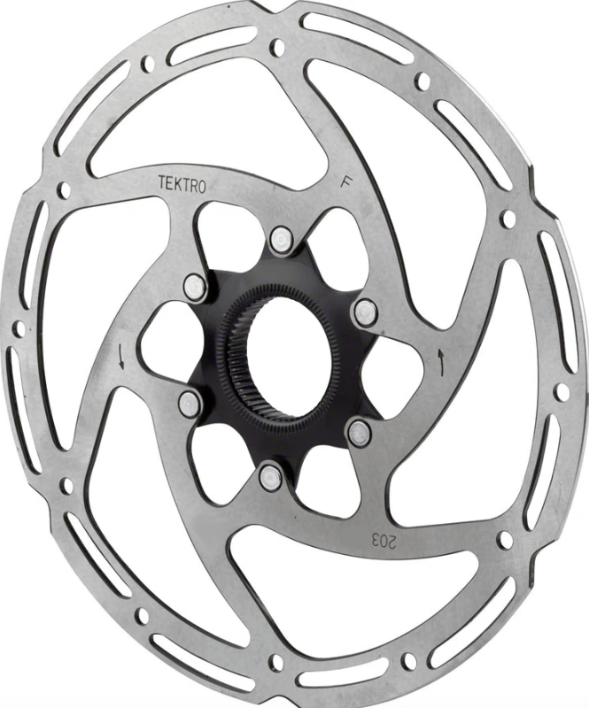 Tektro 203mm Centrelock Disc Rotor - Silver - TR203-35 - Sportandleisure.com