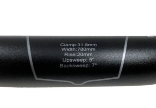 Giant Connect TR Riser Bar - 780mm - 20mm Rise  - 31.8mm Clamp - Sportandleisure.com
