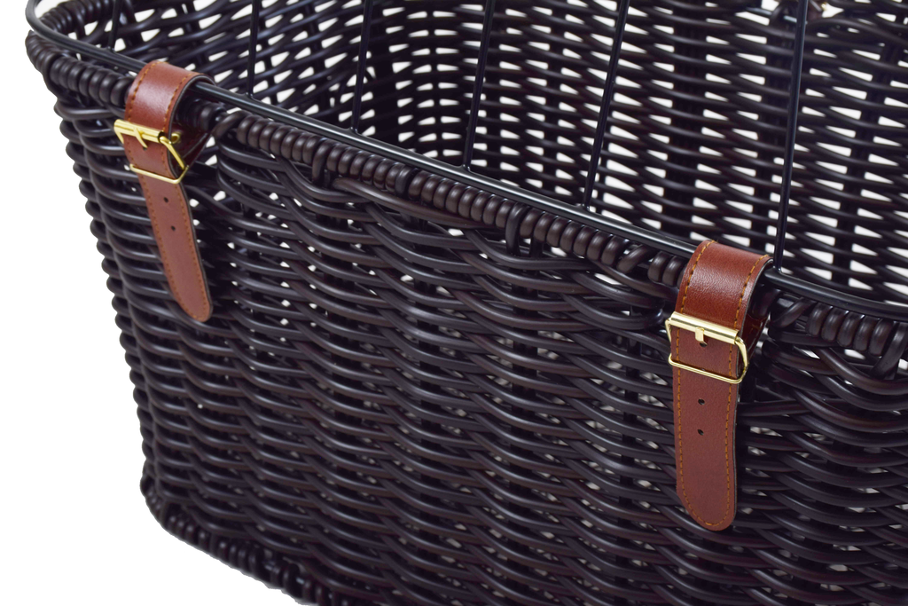 Large Bike Pet Basket - Brown - Rear Mounted - Ideal For Cats & Dogs - Sportandleisure.com