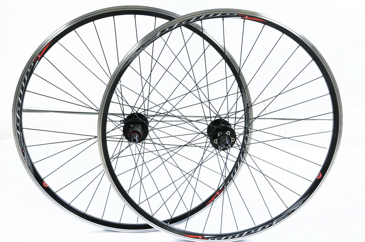 Raleigh Tru Build 700c Cyclo Cross Disc Wheel Set - Quick Release 6 Bolt Hub - Sportandleisure.com