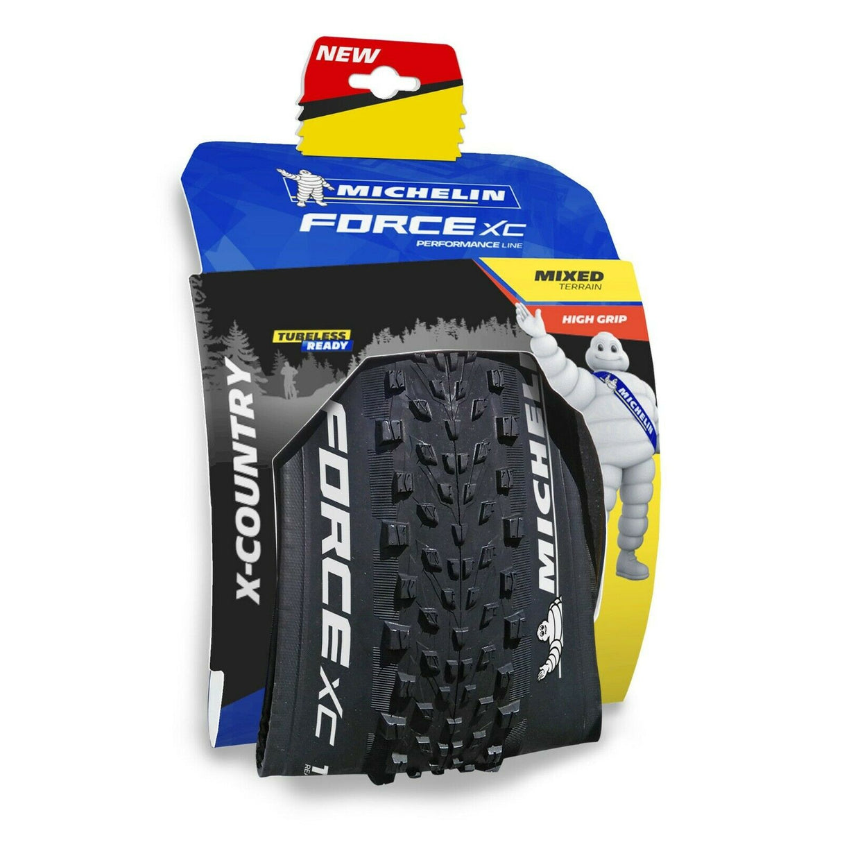 Michelin Force XC Performance Line Folding Tyre - 29” x 2.25 - Tubeless Ready - Sportandleisure.com (6968172216474)