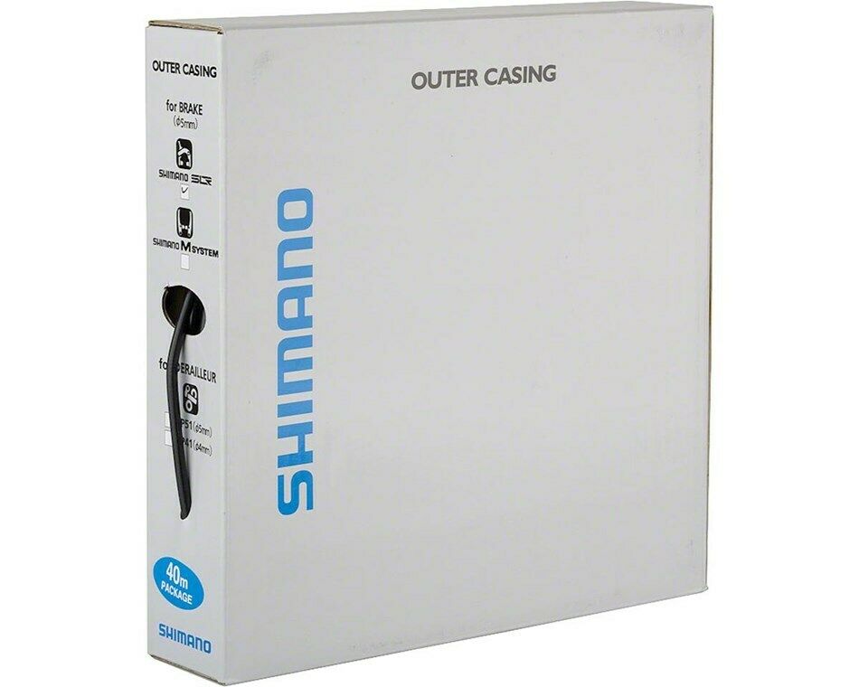 Shimano M-System Brake Housing 5mm x 40m - Black - Y80900013 - Sportandleisure.com (6967874224282)
