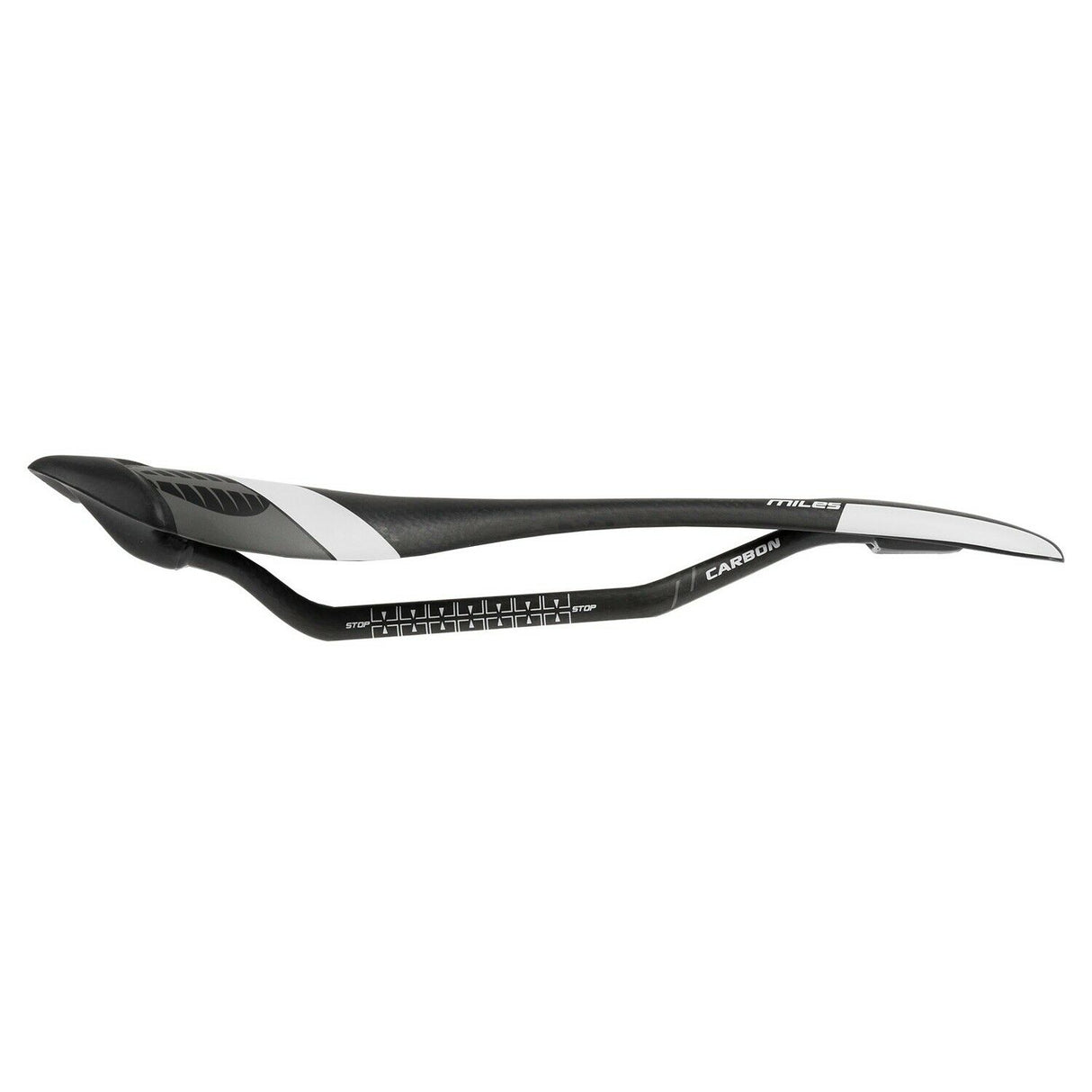 Velo Senso Miles Ultra Lightweight Carbon Saddle - 274 x 126 mm - Black - 96g - Sportandleisure.com (6968049696922)