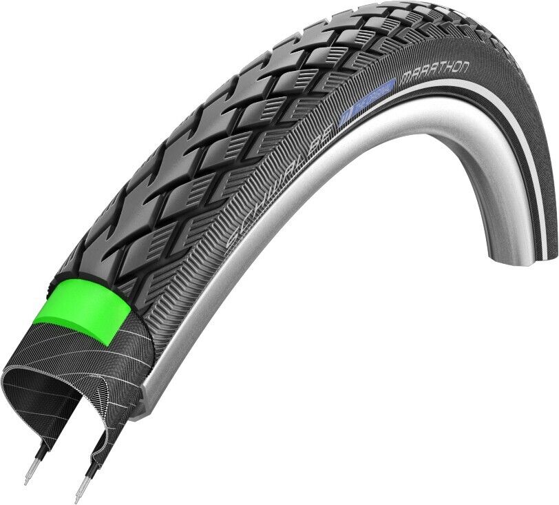 Schwalbe Marathon 700 x 25c Performance Line GreenGuard Tyre - Black - Sportandleisure.com