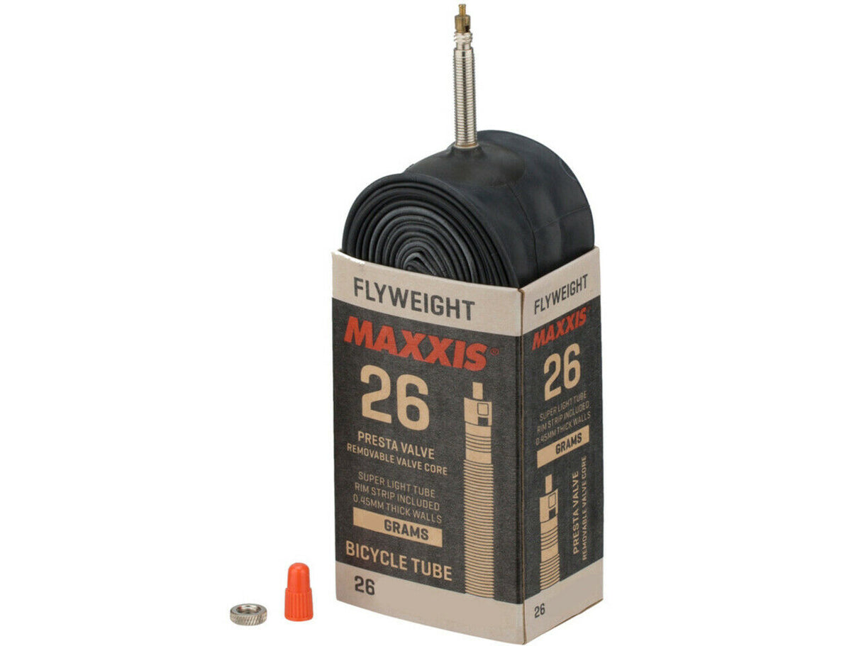 Maxxis Flyweight 26 x 1.5 / 1.75 Inner Tube - 32mm Valve - Sportandleisure.com (7106587885722)