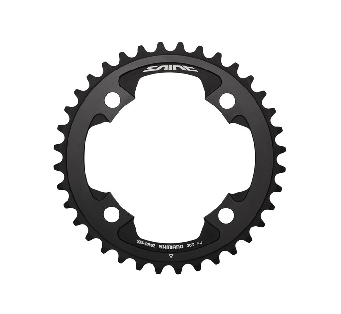 Shimano Saint SM-CR82 4 Bolt Chainring 34T - Black - Sportandleisure.com (6967880155290)