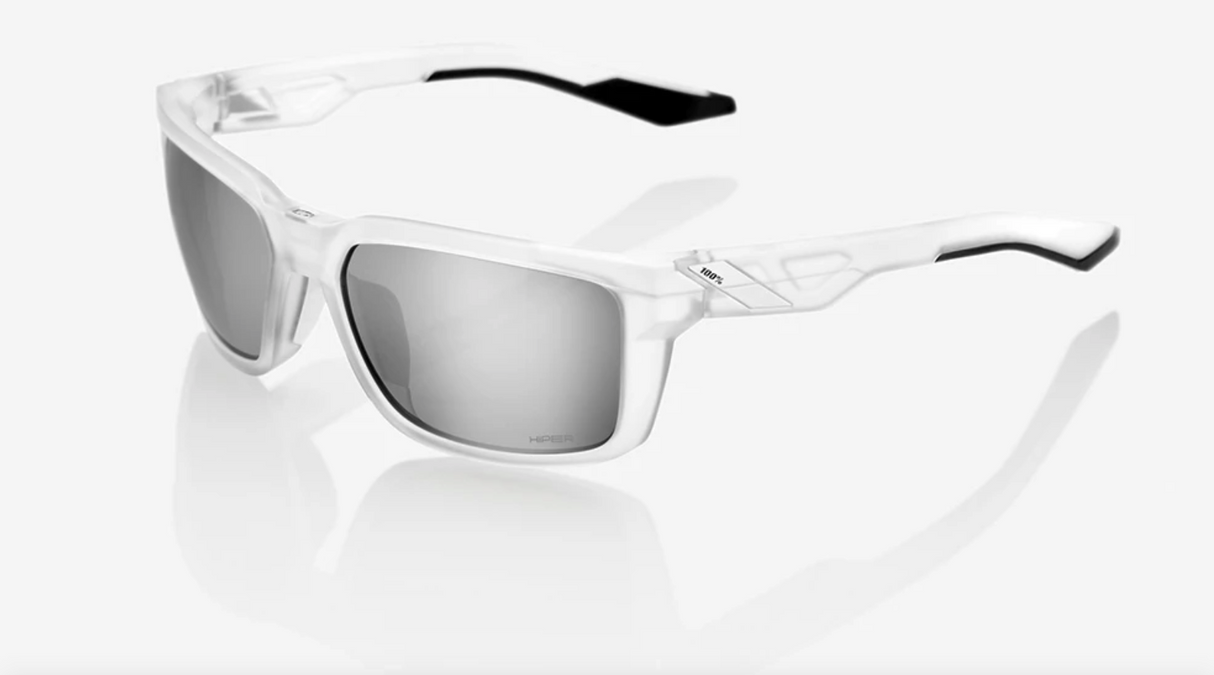 100% Daze - Matte Translucent Crystal Clear - Mirror Lens - Sportandleisure.com (7050888347802)