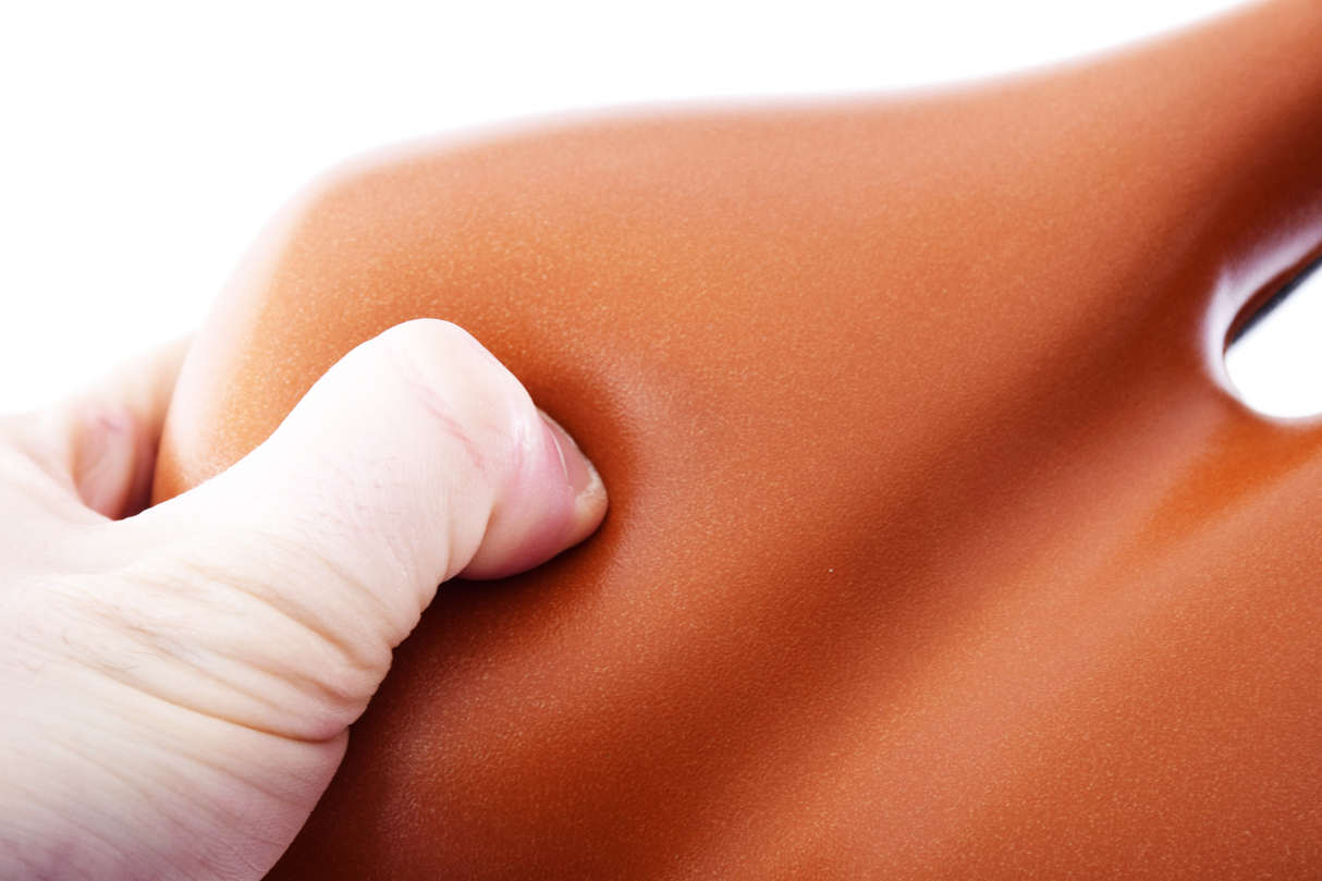 Luxury Pressure Relief Bike Saddle- Flow Style Cut Out - Comfort Padded - Brown - Sportandleisure.com (6968138989722)