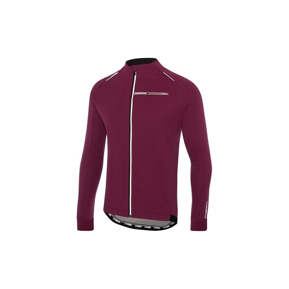 Madison Sportive Men's Softshell Cycling Jacket - Small - Classy Burgundy - Sportandleisure.com