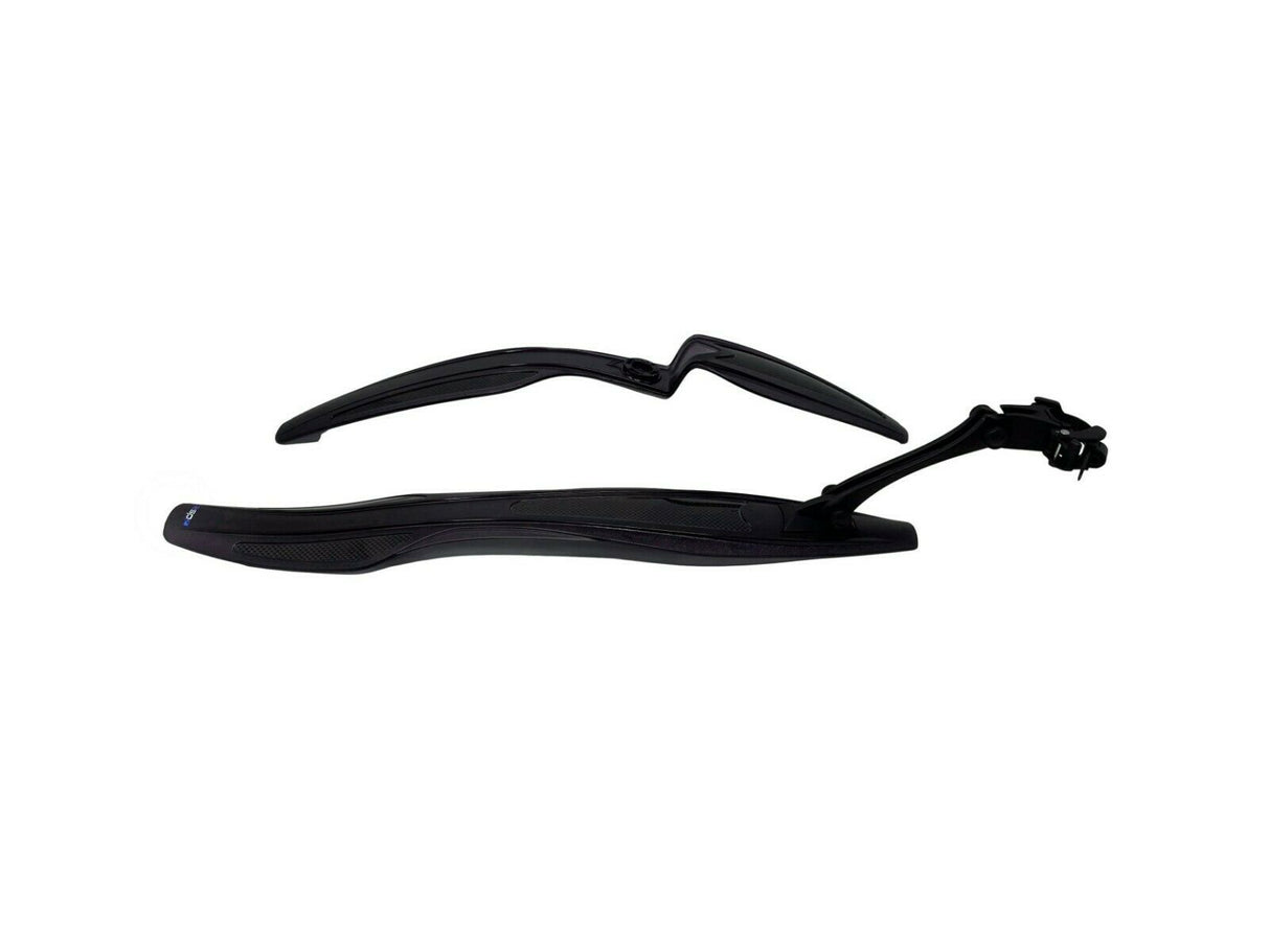Raleigh RSP 26" MTB Mudguard Set - Black - Front & Rear - Carbon Look - Sportandleisure.com (6968040587418)