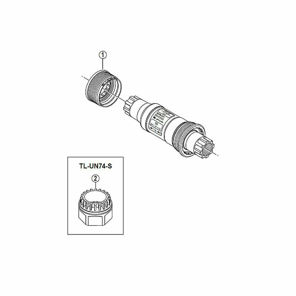 Shimano BB-ES25 Octalink Sealed Cartridge Bottom Bracket - English Thread - Sportandleisure.com (6968136138906)