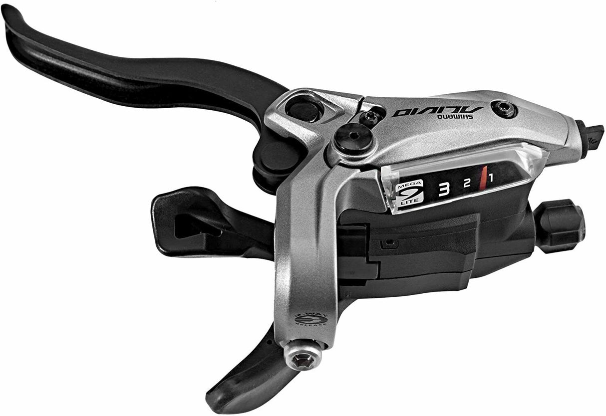 Shimano Alivio M4050 3 Speed STI Shifter Lever & Gear Cable - Sportandleisure.com (6968029610138)