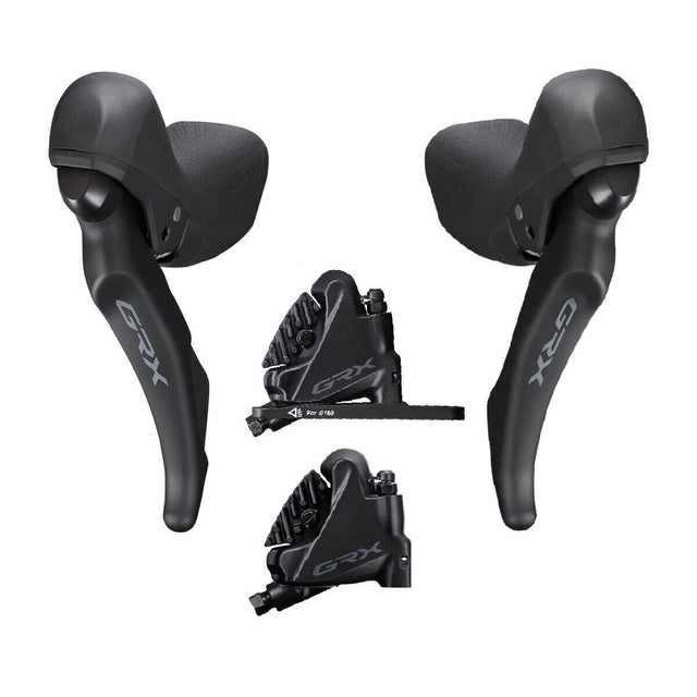 Shimano GRX ST-RX600 1 x 11 Speed Hydraulic Shifter Set - BR-RX400 - Sportandleisure.com