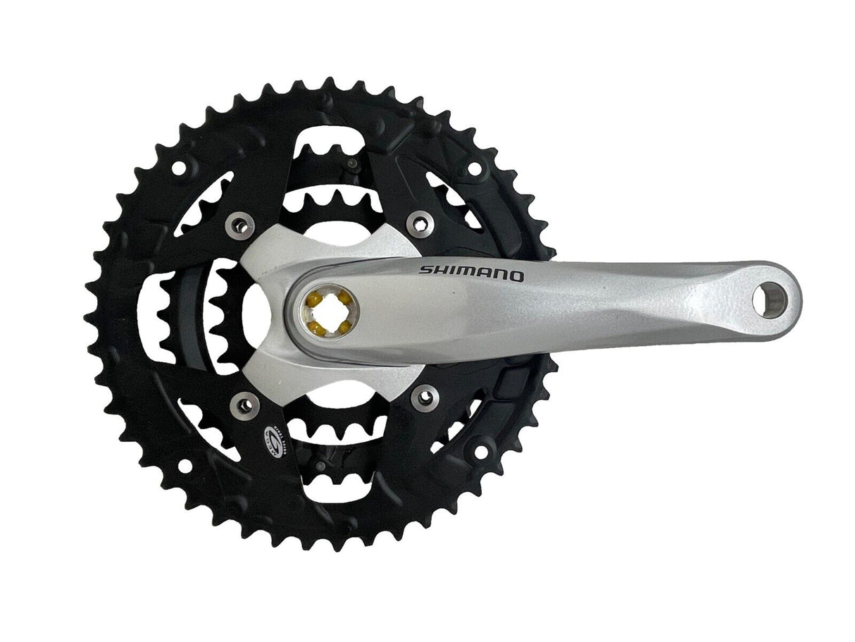 Shimano Deore FC-M443 9 Speed Chainset - 48 / 28 / 36T - 170mm Crank Arm - Sportandleisure.com