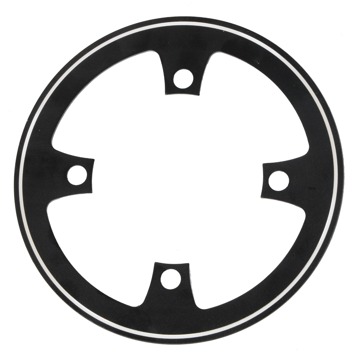 Miranda Bosch E-Bike 38T 4 Bolt Chain Guard - CNC Alloy - Black/Silver - Sportandleisure.com (6968089510042)