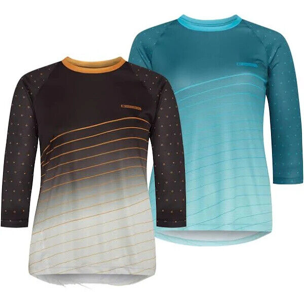Madison Flux Enduro Women's 3/4" Sleeve Cycling Jersey - Size 8 - Sportandleisure.com