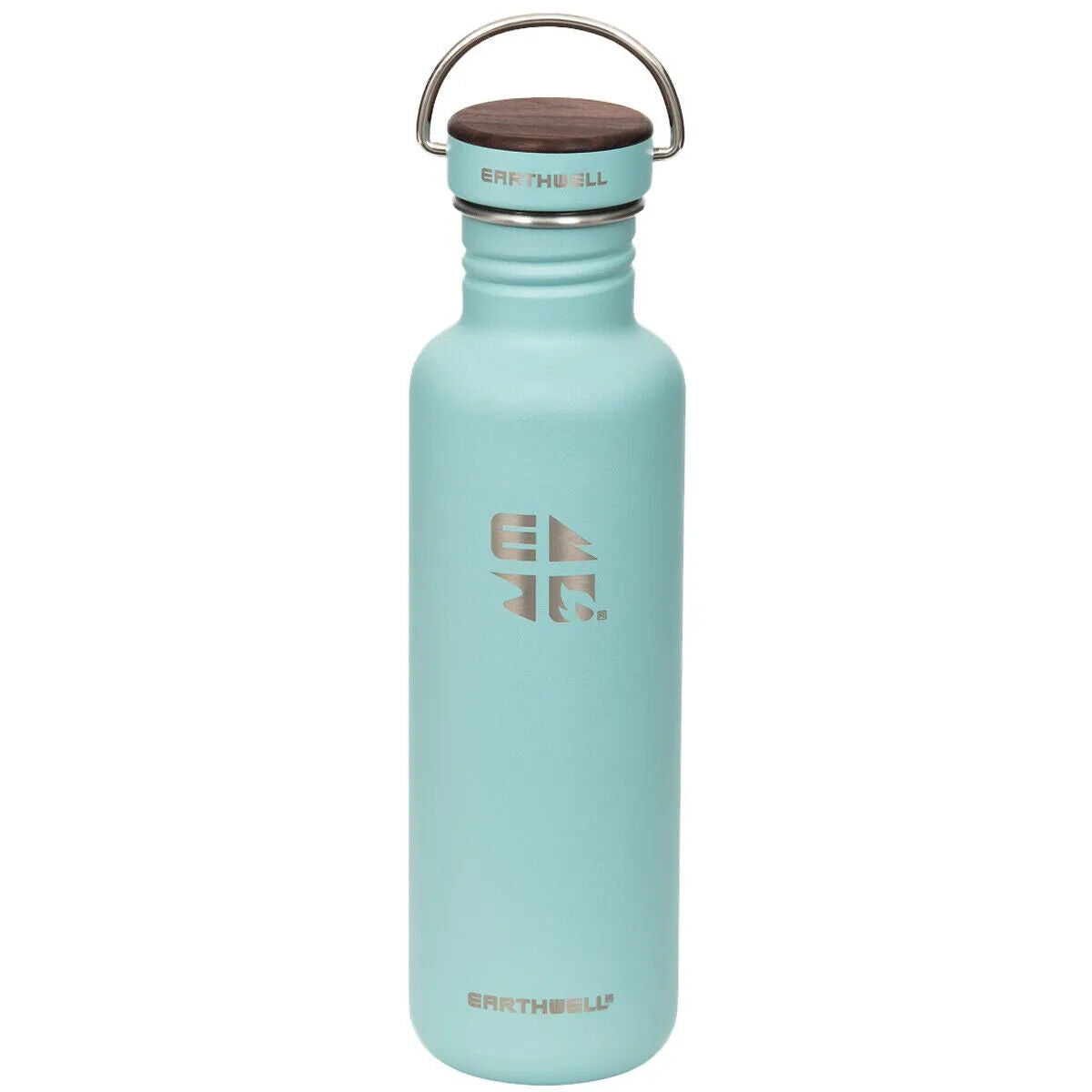 Earthwell Woodie SW Bottle - Walnut Cap - 800ml - Select Colour - Sportandleisure.com