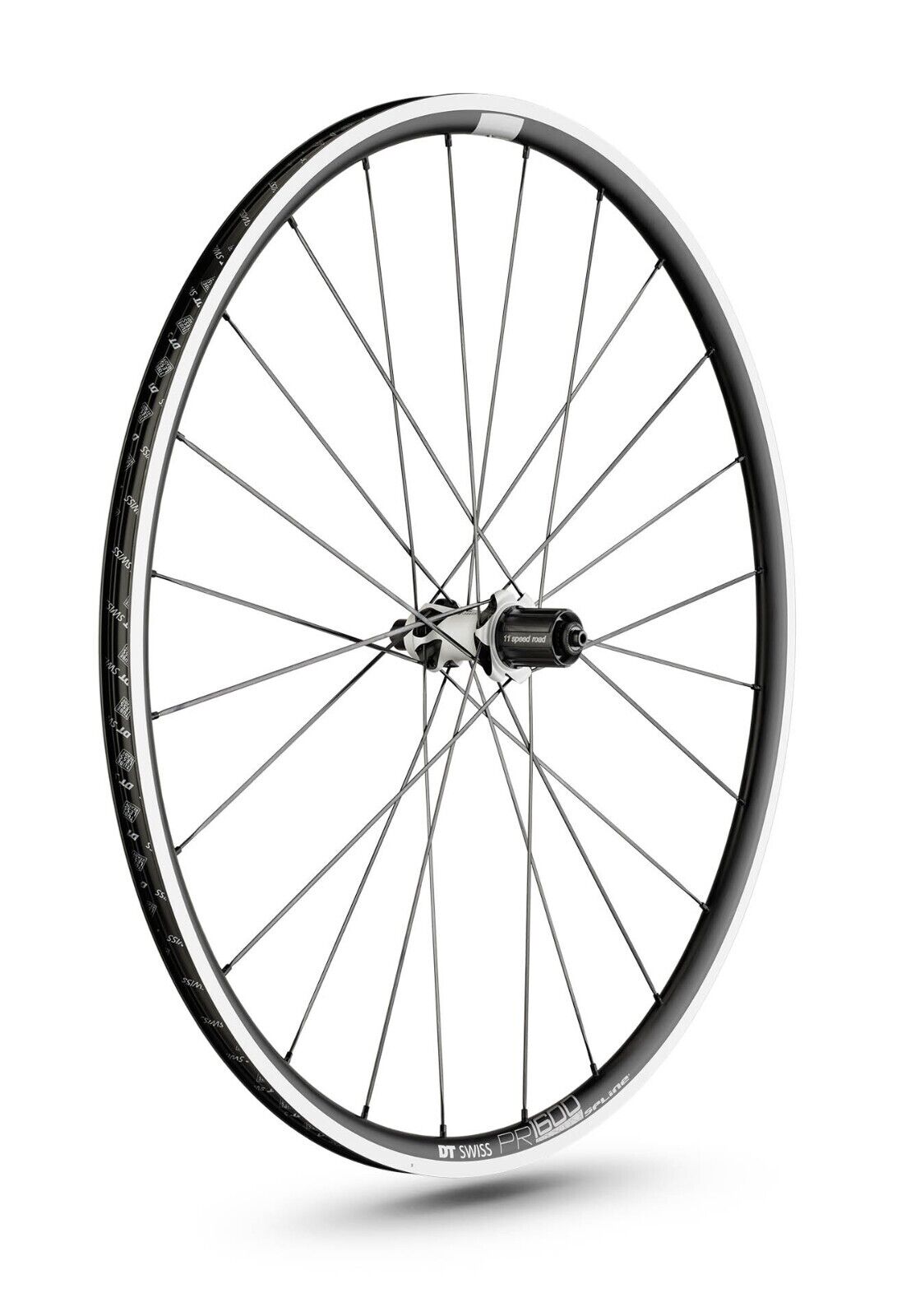 DT Swiss PR 1600 SPLINE 23 - Rear Wheel - 9mm Quick Release - Rim Brake - Sportandleisure.com