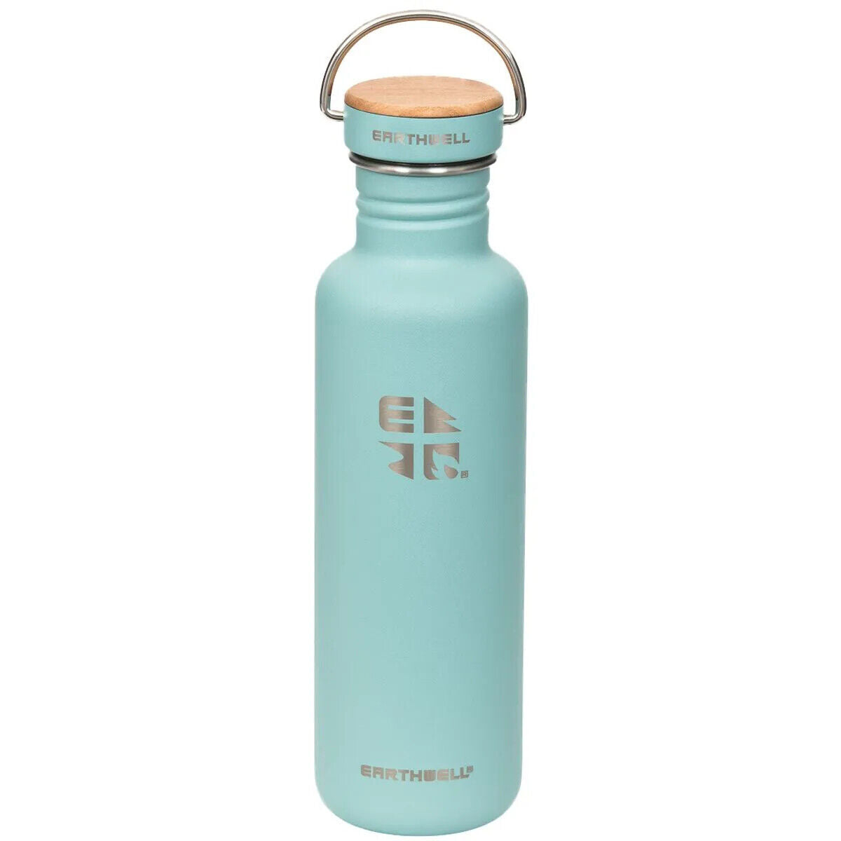 Earthwell Woodie SW Bottle - Beech Wood Cap - 800ml - Select Colour - Sportandleisure.com