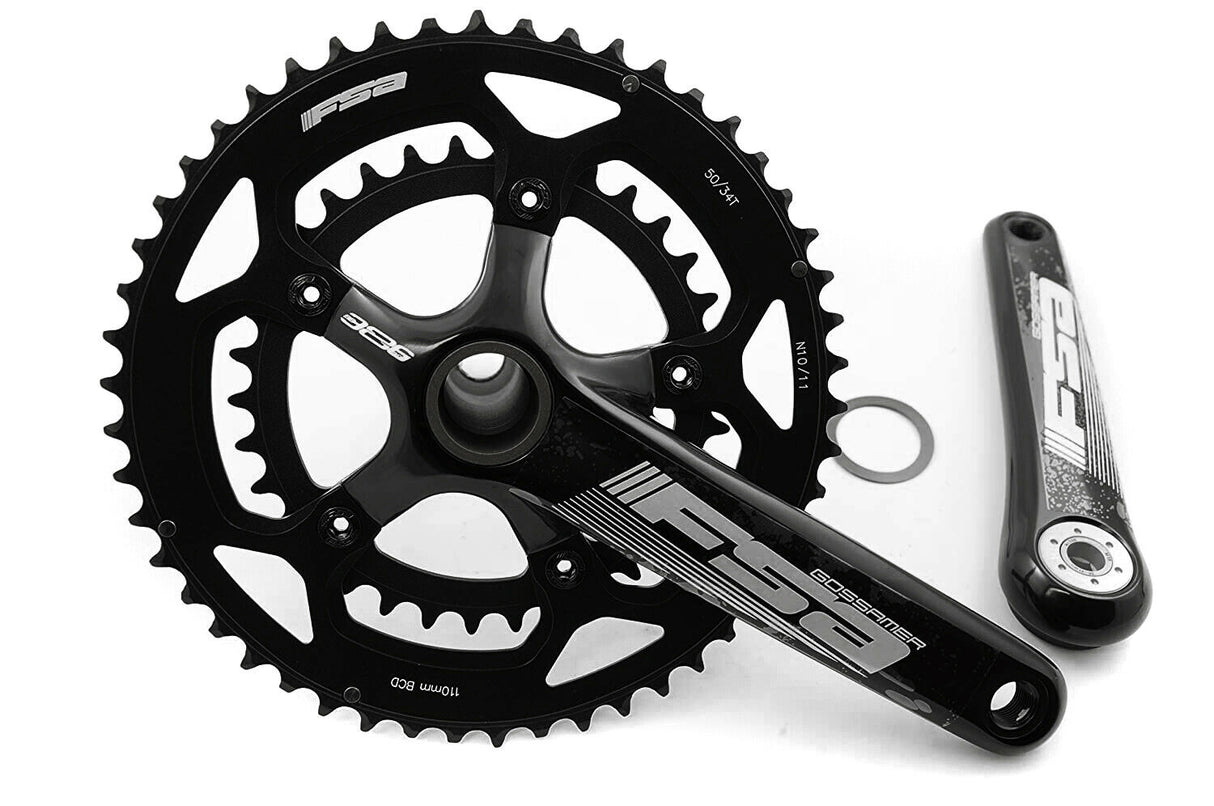 FSA Gossamer PRO Compact 50/34t Chainset - BB386EVO - 172.5mm - Sportandleisure.com (6968002183322)