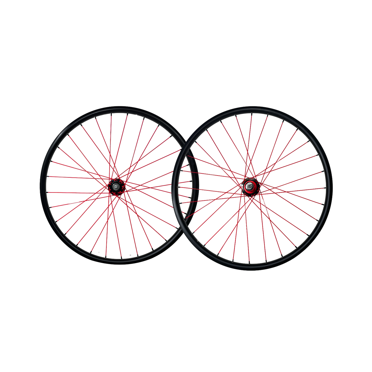 Pro-Build Chosen Elitis SL 26" Wheelset - Tubeless Ready - QR - Black & Red - Sportandleisure.com (7062324084890)