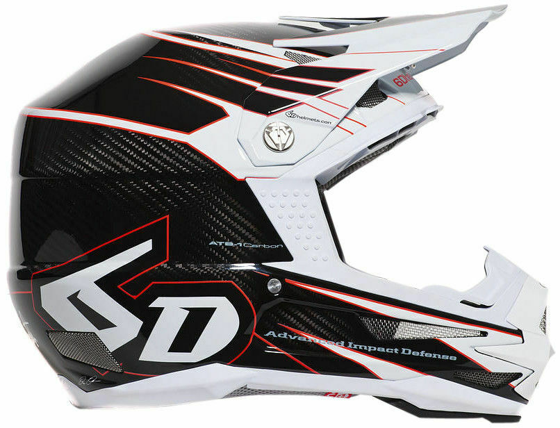 6D ATB-1 Attack Full Face Enduro / Down Hill Helmet – Large – Black & White - Sportandleisure.com (6968031772826)