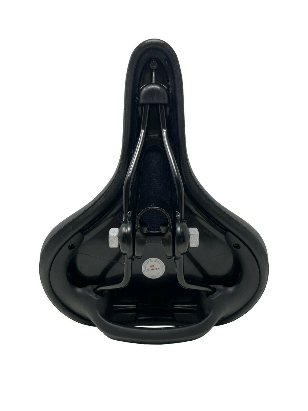 Borita Ultra Comfort Trekking Bike / City Bike Saddle - 265 x 213mm - Black - Sportandleisure.com (6968072831130)