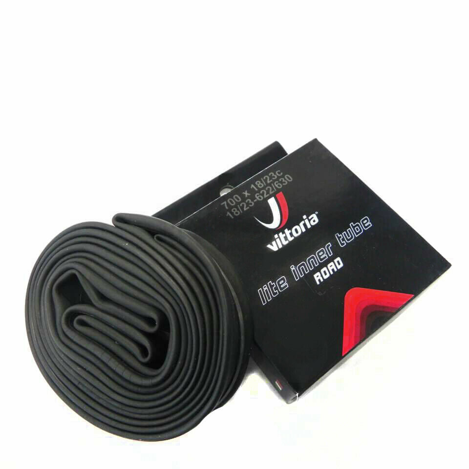 Vittoria Lite Road Inner Tube 700 X 18-23mm - 48mm Schrader Valve - Sportandleisure.com (6968018043034)
