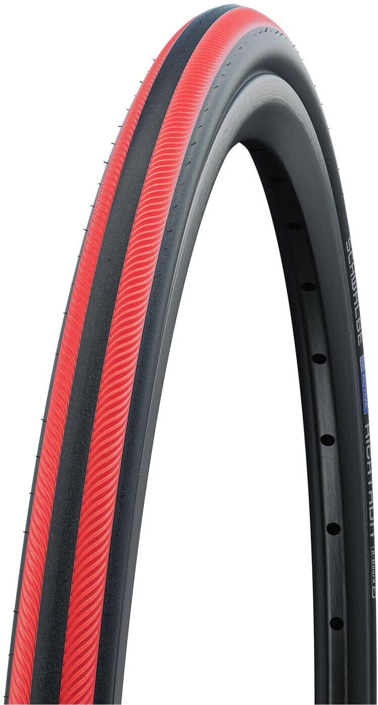 Schwalbe Rightrun 24 x 1.00 Puncture Protection Wheelchair Tyre - Red & Black - Sportandleisure.com