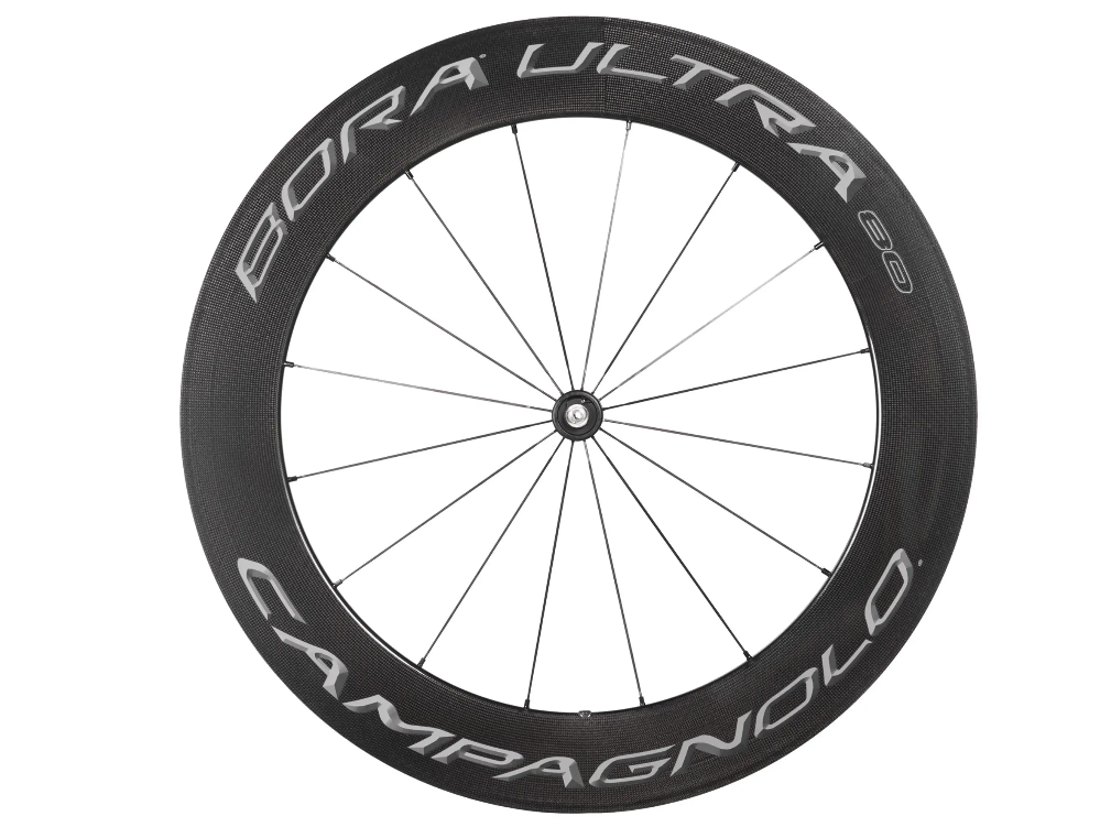 Campagnolo Bora Ultra 80 Carbon Tubular Road Bike Front Wheel - Dark - Sportandleisure.com (6968077287578)