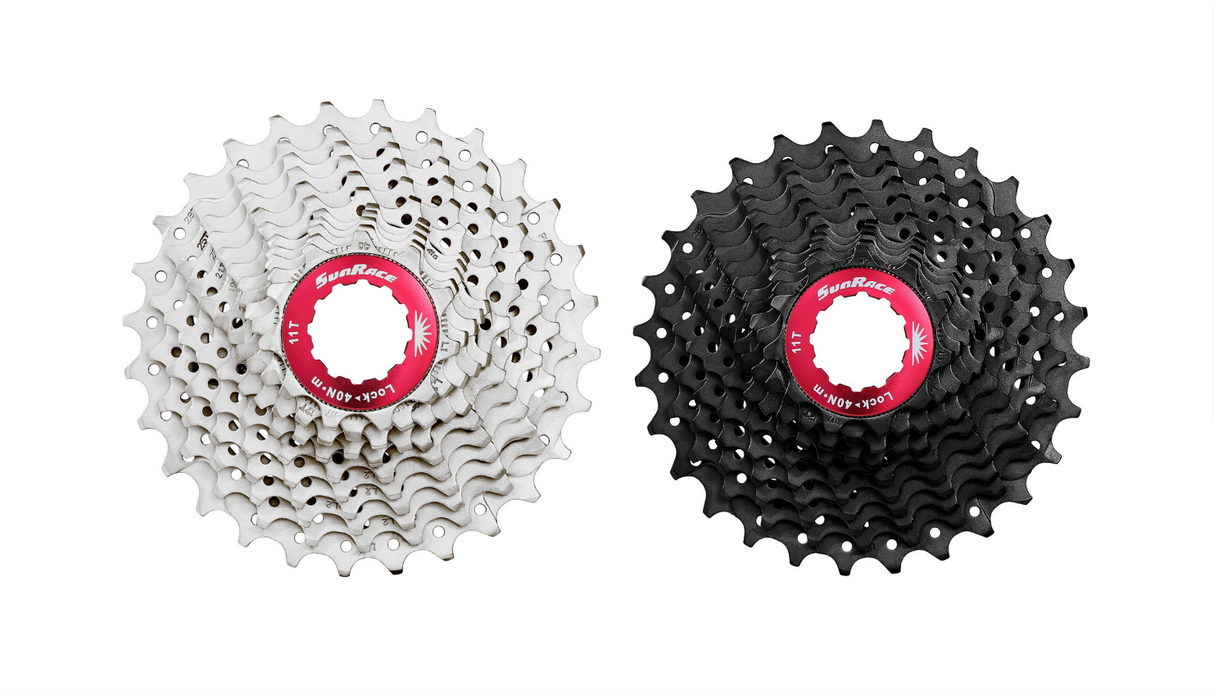 SunRace CSRX1 11 Speed Cassette - Black or Silver - Sportandleisure.com (6968149934234)