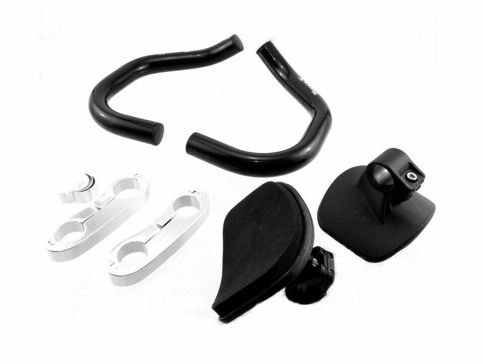 Adjustable Clip On Cycling Bicycle Triathlon / TT / Tri-Bars - 22.2mm Handlebars - Sportandleisure.com (6967886053530)