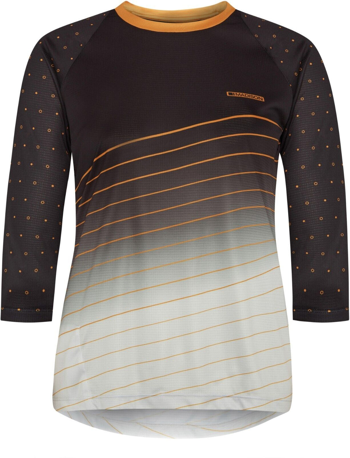Madison Flux Enduro Women's 3/4" Sleeve Cycling Jersey - Size 8 - Sportandleisure.com