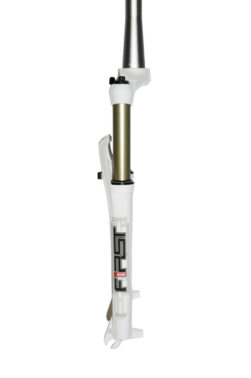 RST First 30 26" MTB Tapered Air Fork - 100mm Travel - Remote Lockout - White - Sportandleisure.com (6968037245082)