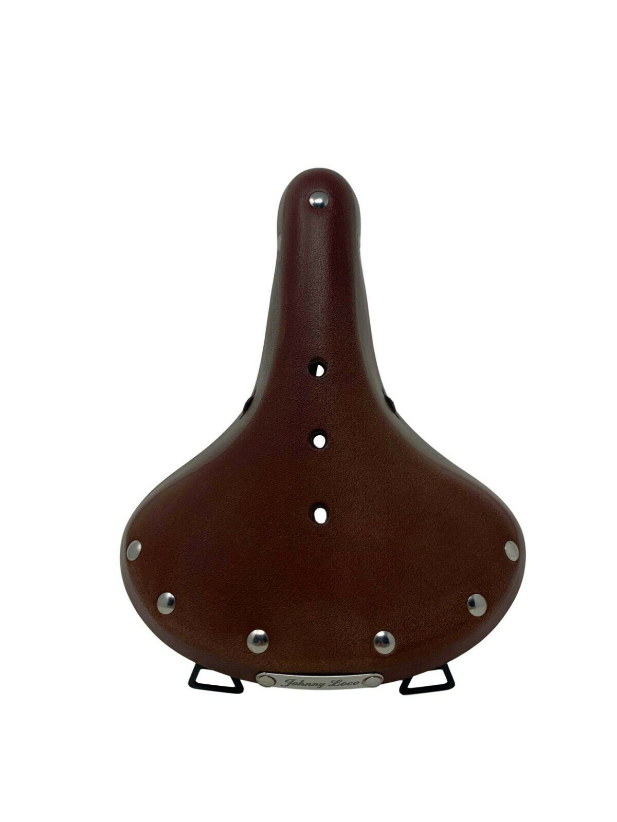 Johnny Loco Classic Cruiser Style Real Leather Saddle With Suspension - Brown - Sportandleisure.com (6968129388698)