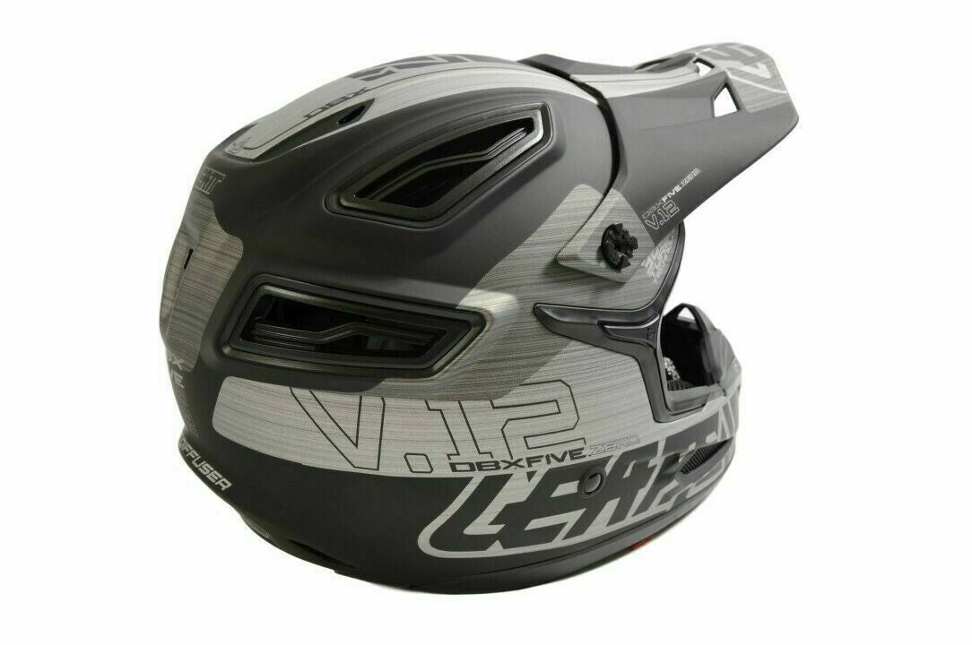 Leatt DBX 5.0 Full Face Enduro Helmet Medium 57-58cm Brushed Black (RRP: £280) - Sportandleisure.com (6968033247386)