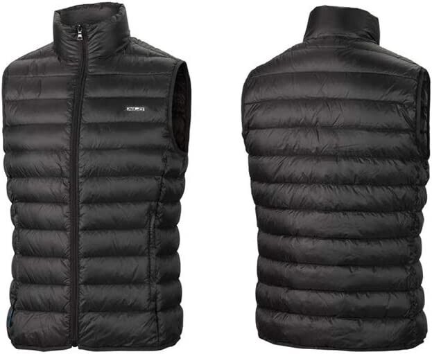 XLC DJ-A02 Unisex Down Gillet / Body Warmer - Black - Select Size: - Sportandleisure.com
