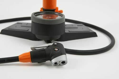 SKS Aircon 6.0 Multi Valve Head Floor Pump - Orange - Sportandleisure.com (6968154882202)