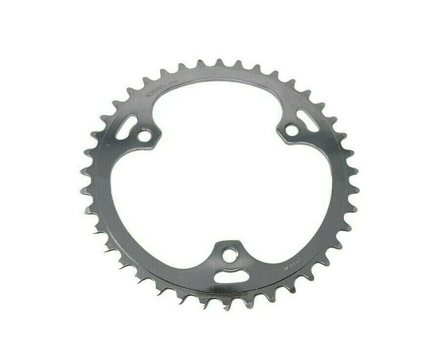 Sugino 3 Bolt 40T Chainring - 106mm BCD - Silver - Sportandleisure.com (6968126242970)