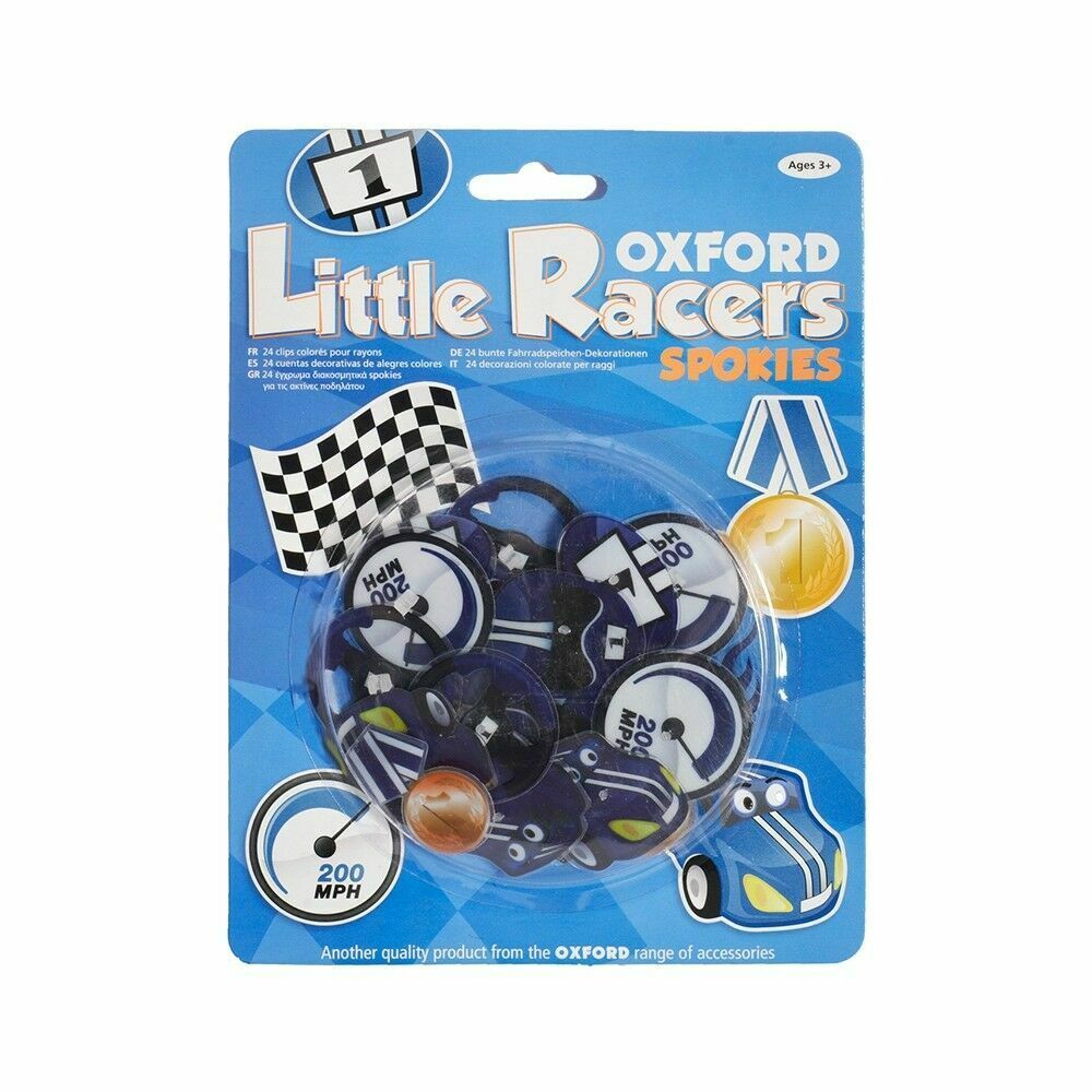 Oxford Little Racers Spokies - Kids Colourful Bicycle Spokey Dokeys - Snap Fit - Sportandleisure.com (6968072077466)