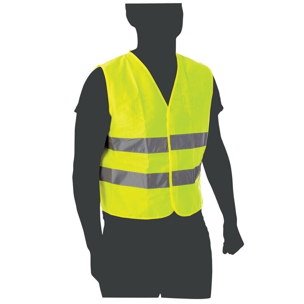 OXC High Visibility Hi- Viz Reflective Vest - Yellow - Select Size: - Sportandleisure.com