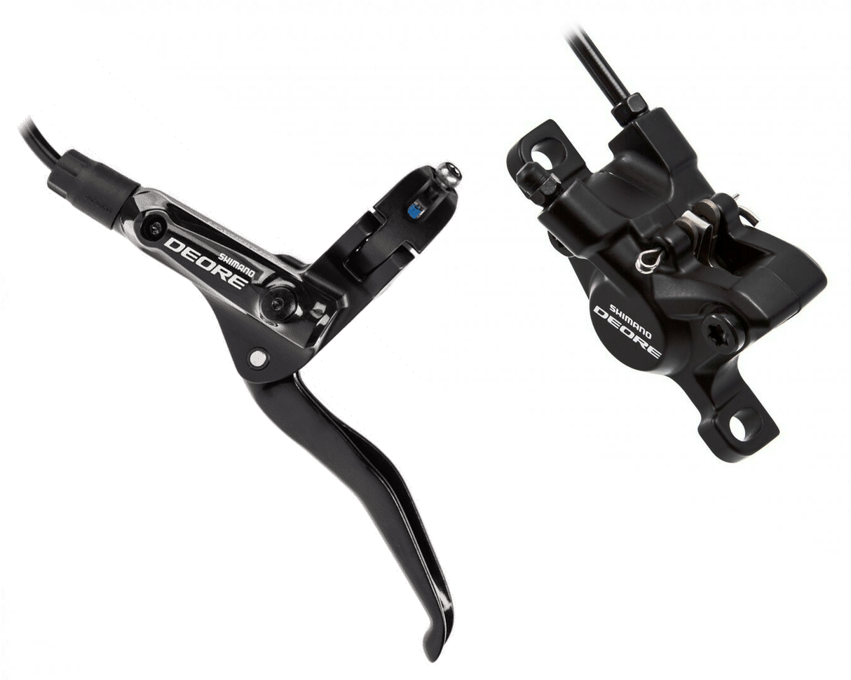 Shimano Deore BR-T615 Disc Brake - Left Hand Lever - 1250mm Hose - Black - Sportandleisure.com (6968030757018)
