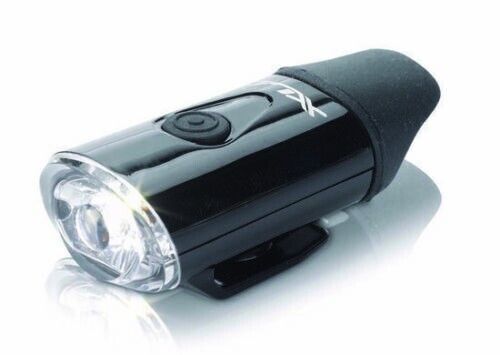 XLC CLF20 Rechargeable Front LED Bike Helmet Light - Black - Sportandleisure.com
