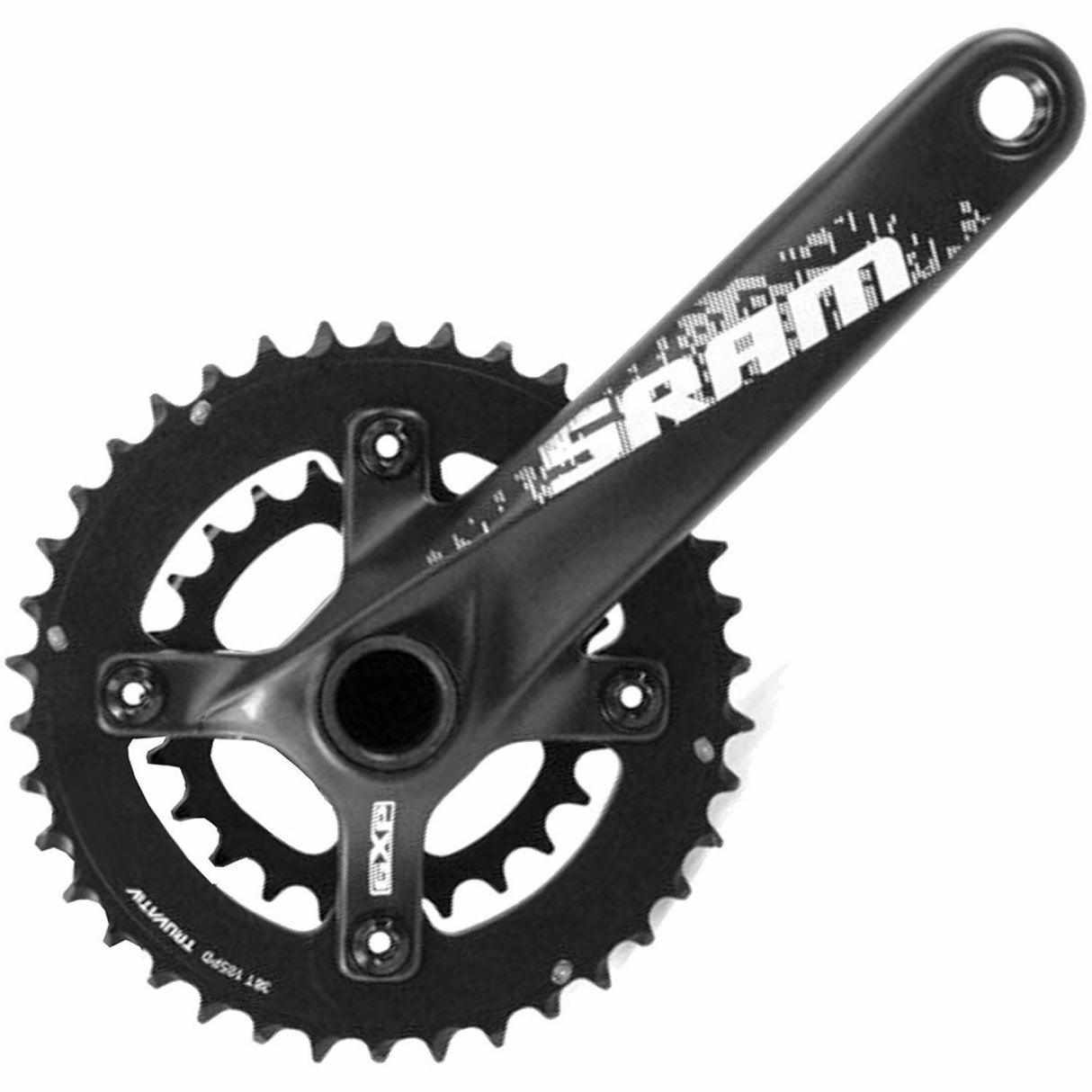 SRAM S1000 2 x 10 Speed Chainset - 24T / 36T - GXP - Black - 170mm Arm - Sportandleisure.com (6968128503962)