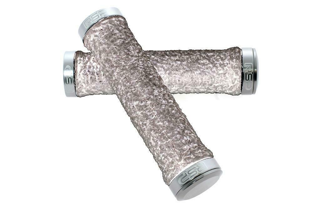 RSP Grain Alloy Lock On Handlebar Grips - Dual Clamp - White - Sportandleisure.com (7118626914458)