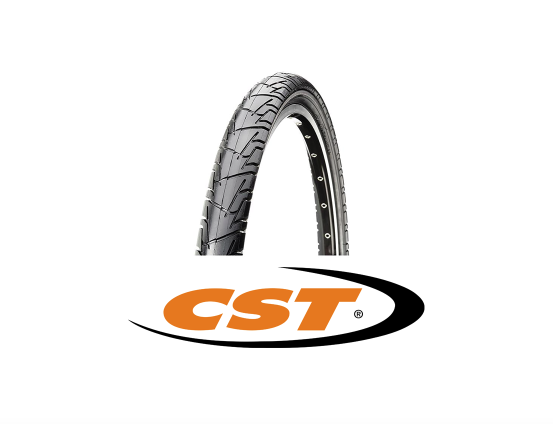 CST C1218 Cruiser Tyre - 26 x 2.125 - For MTB / Cruiser / City Bikes - Black - Sportandleisure.com (6968097112218)
