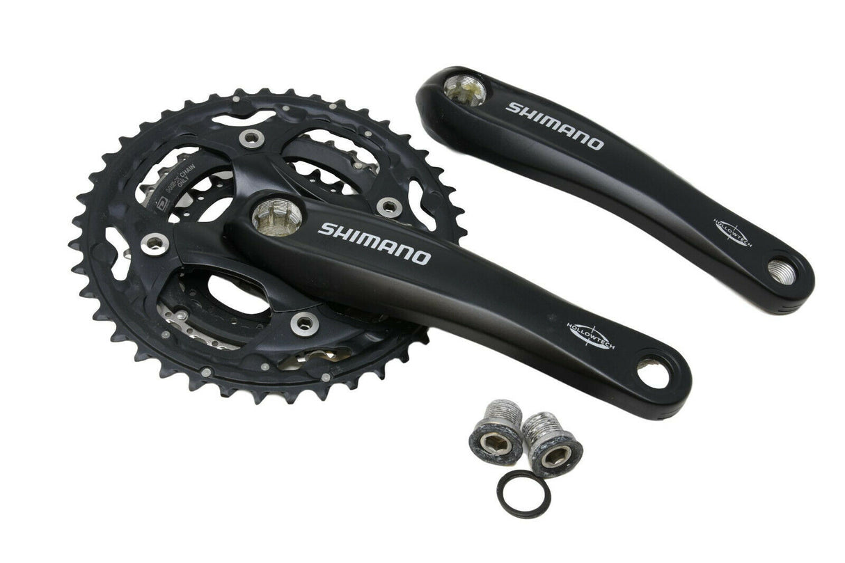 Shimano SG-X M522 Octalink 10 Speed Triple Chainset 24 / 32 / 42T- 170mm - Black - Sportandleisure.com (6968127127706)