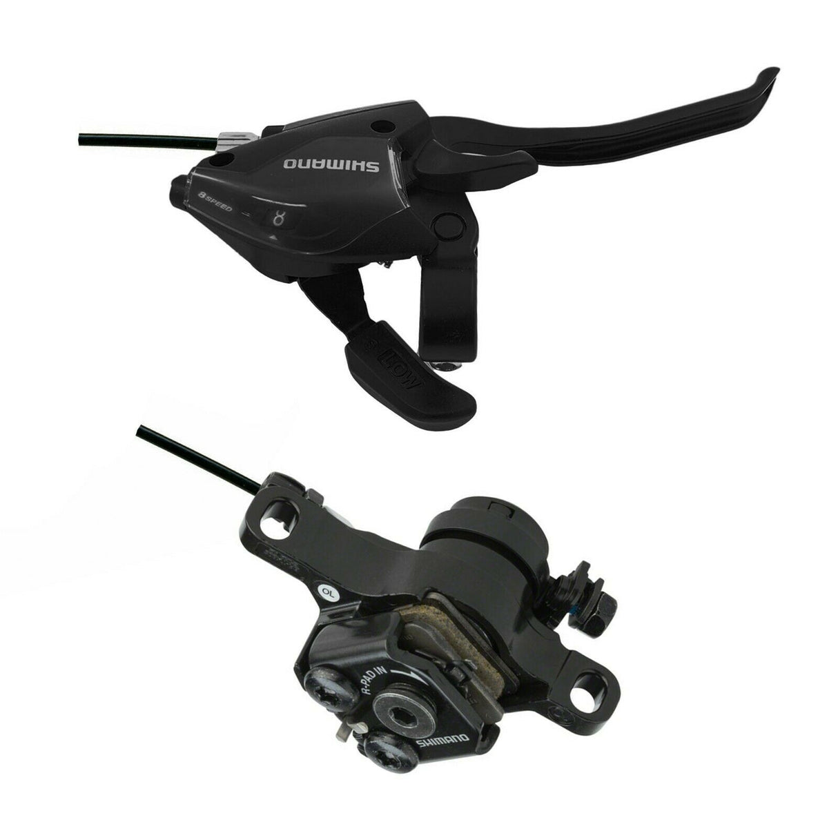 Shimano Tourney 8 Speed Lever Shifter Calliper Combo - ST-EF51-A8R + BR-TX805 - Sportandleisure.com (6968134402202)