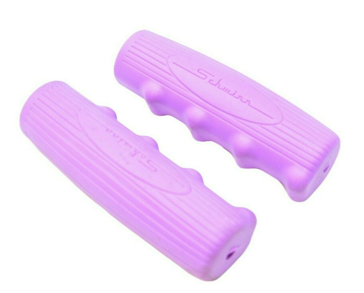 Schwinn Kraton Rubber Bicycle Grips - 110mm - Lilac - Sportandleisure.com (6967992713370)