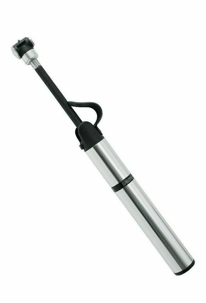SKS Spareo Dual Valve Aluminium Mini Pump - Silver - 215mm - Sportandleisure.com (6968079876250)